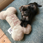 Bone Dog Pillow - Customisable