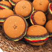 Burger Handmade Dog + Cat Toy